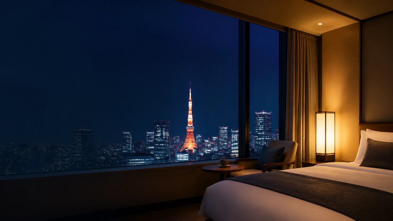 ห้องพัก Booking.com พร้อมวิวเมืองโตเกียว