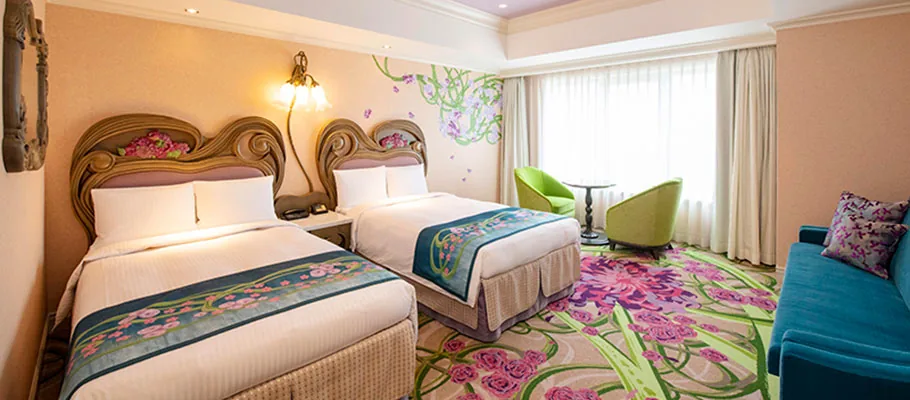 โรงแรม Fantasy Springs Fantasy Chateau ห้อง Deluxe ประมาณ 48 ตร.ม. ประเภท Deluxe