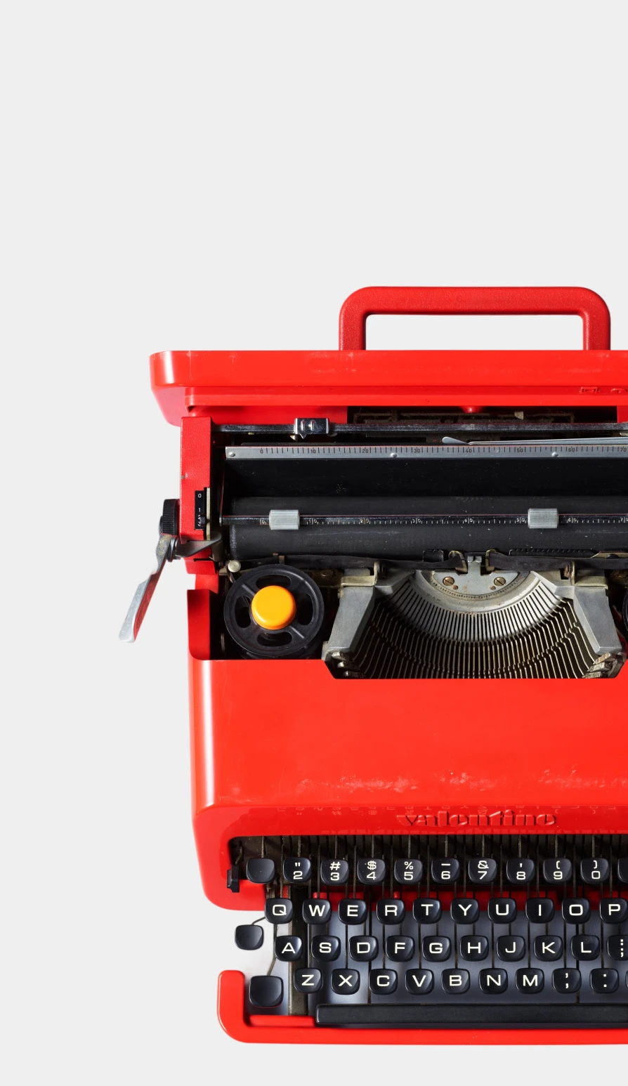 Valentine typewriter ของ Ettore Sottsass ใน Artizon Museum
