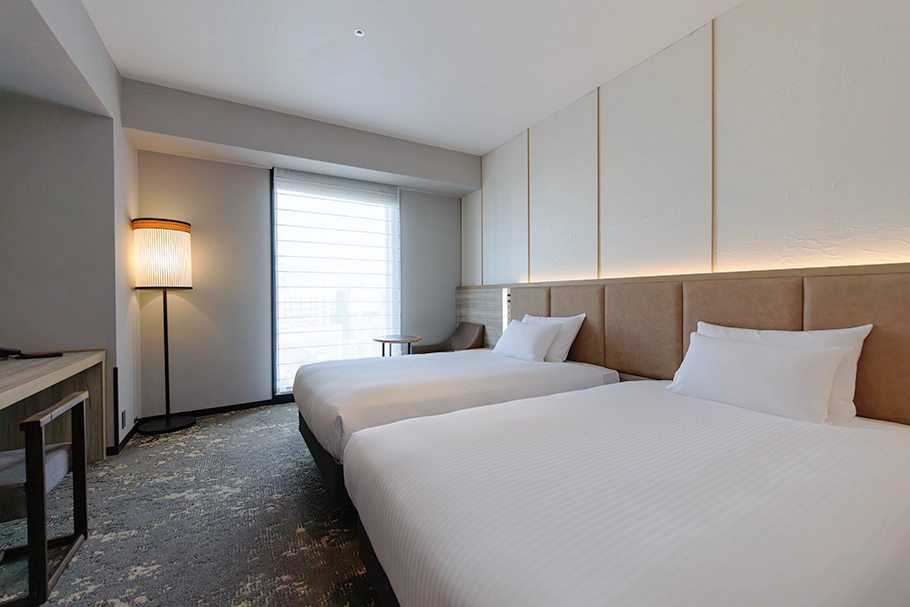 THE BLOSSOM HAKATA Premier Deluxe Twin: เข้าพักได้ 3 ท่าน สามารถเพิ่มเตียงเสริมได้