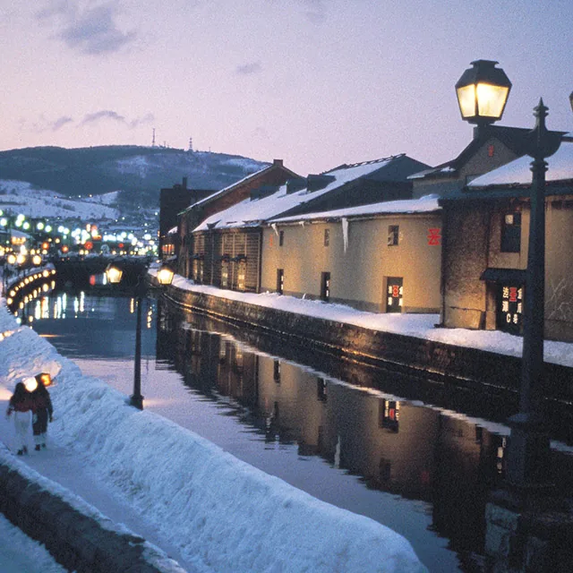 คลอง Otaru ในฤดูหนาว เหมาะกับ day trip จาก Sapporo สำหรับทริปฮอกไกโด 5 วัน