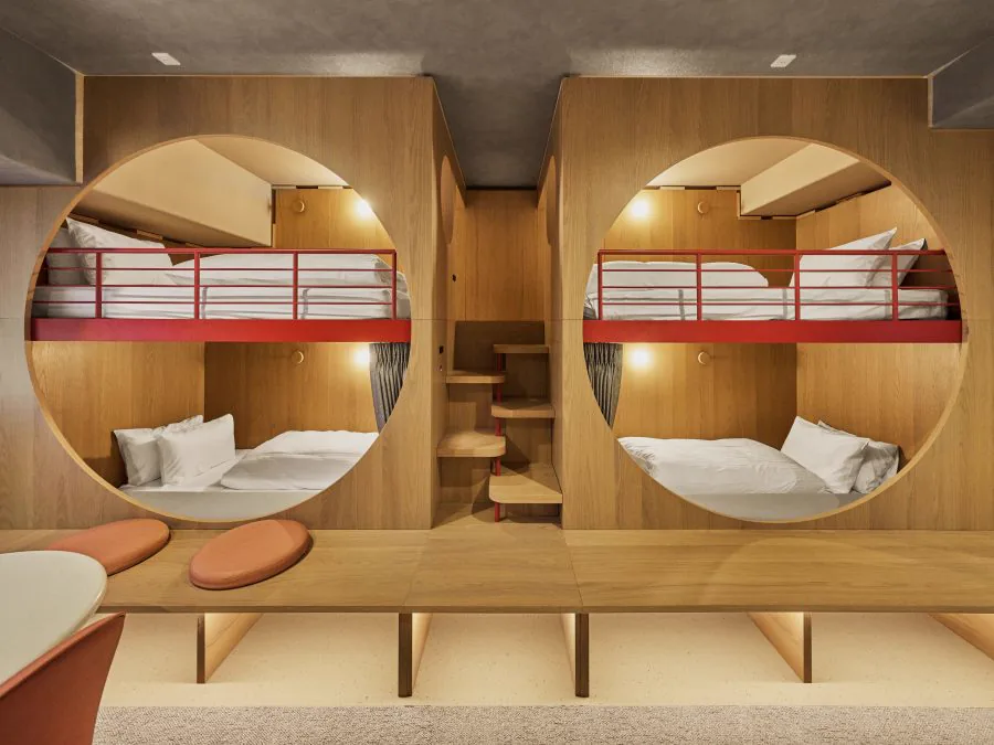 MIMARU Osaka Shinsaibashi Central Two-Bunkbed Apartment สำหรับ 4 คน มีอ่างล้างหน้า 2 อ่างและห้องอาบน้ำ 2 ห้อง