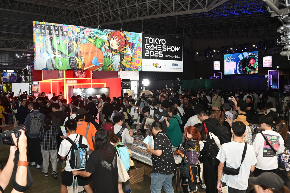 พื้นที่บูธขนาดใหญ่และผู้ชมแน่นหนาในงาน Tokyo Game Show ควรเผื่อพลังงานและเวลาสำหรับการออกจากงานในวันนั้น