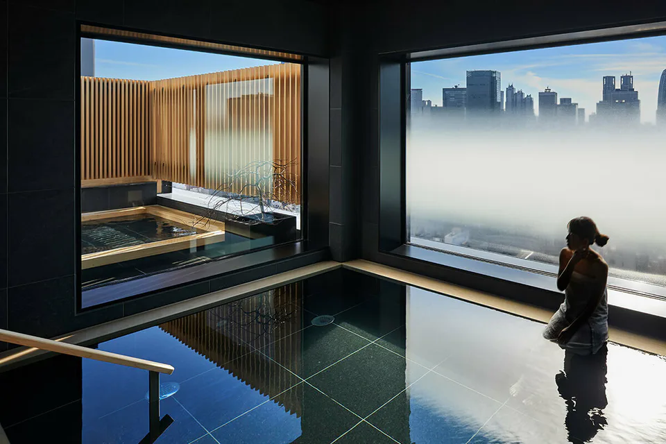 ออนเซ็นชั้น 18 ของ ONSEN RYOKAN YUEN SHINJUKU