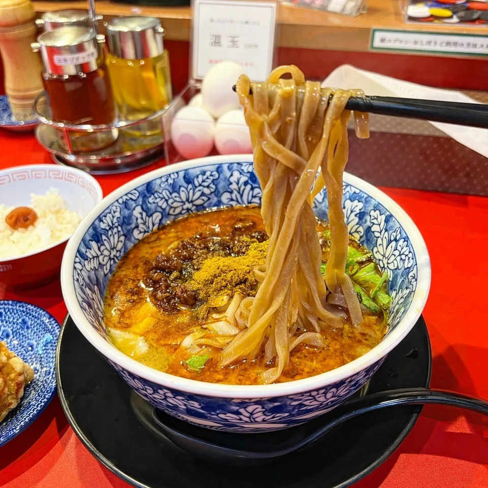 ภาพถ่ายจริงของราเมนเท็นด้าในโกเบ ENISHI
